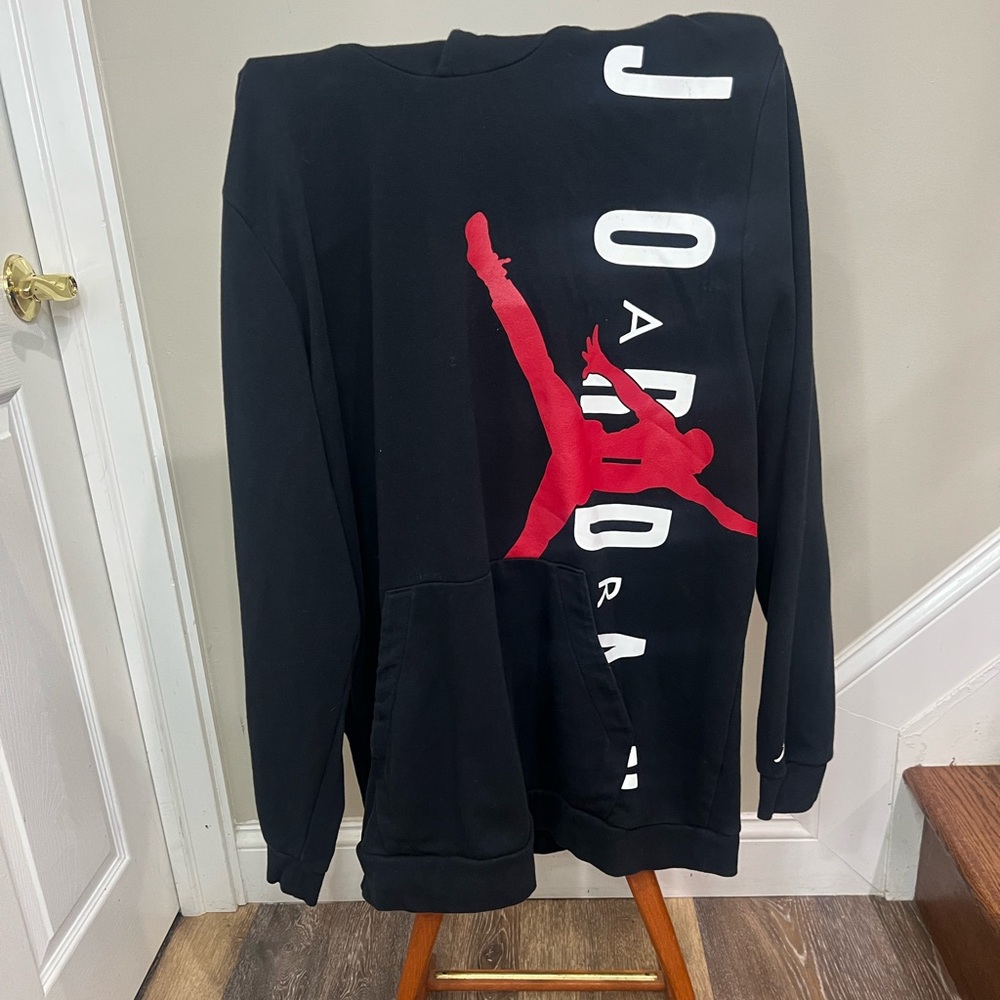 Jordan Black and Red Hoodie